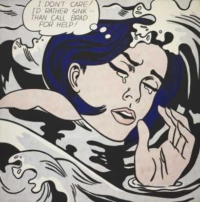Roy Lichtenstein, Drowning Girl 1963